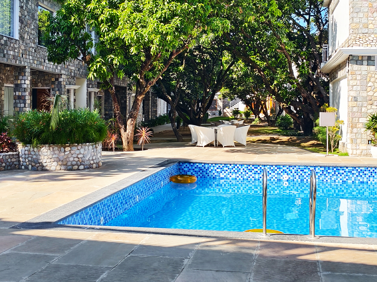 Property View from Poolside